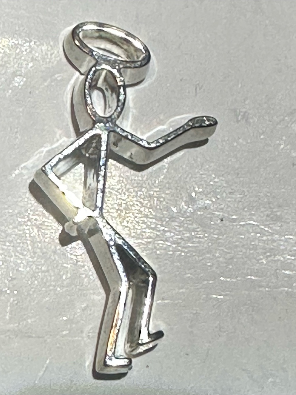 RARE THE SAINT METAL PROMO PIN SIMON TEMPLAR MOVIE TV SERIES LAPEL TIE TACK FILM